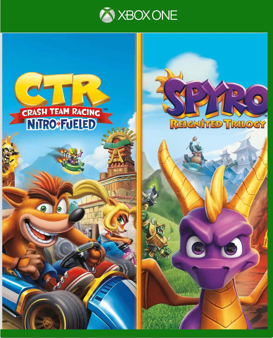 Lote Crash Team Racing Nitro Fueled + Spyro - XONE