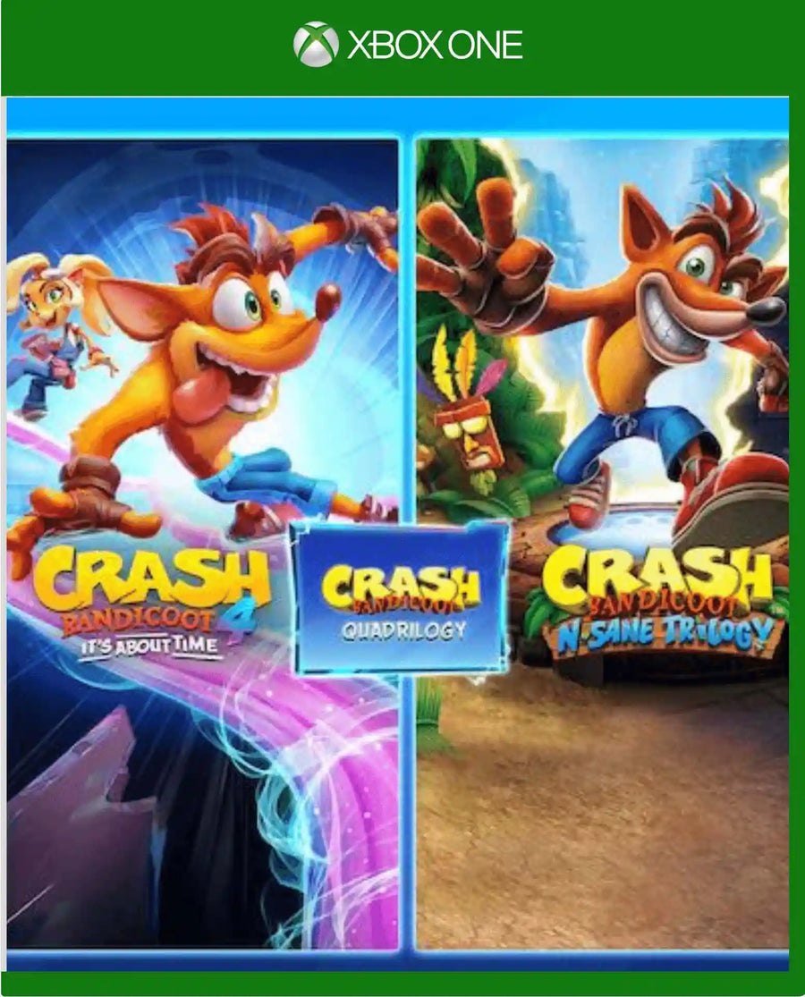 Crash Bandicoot - Lote Quadrilogy - XONE