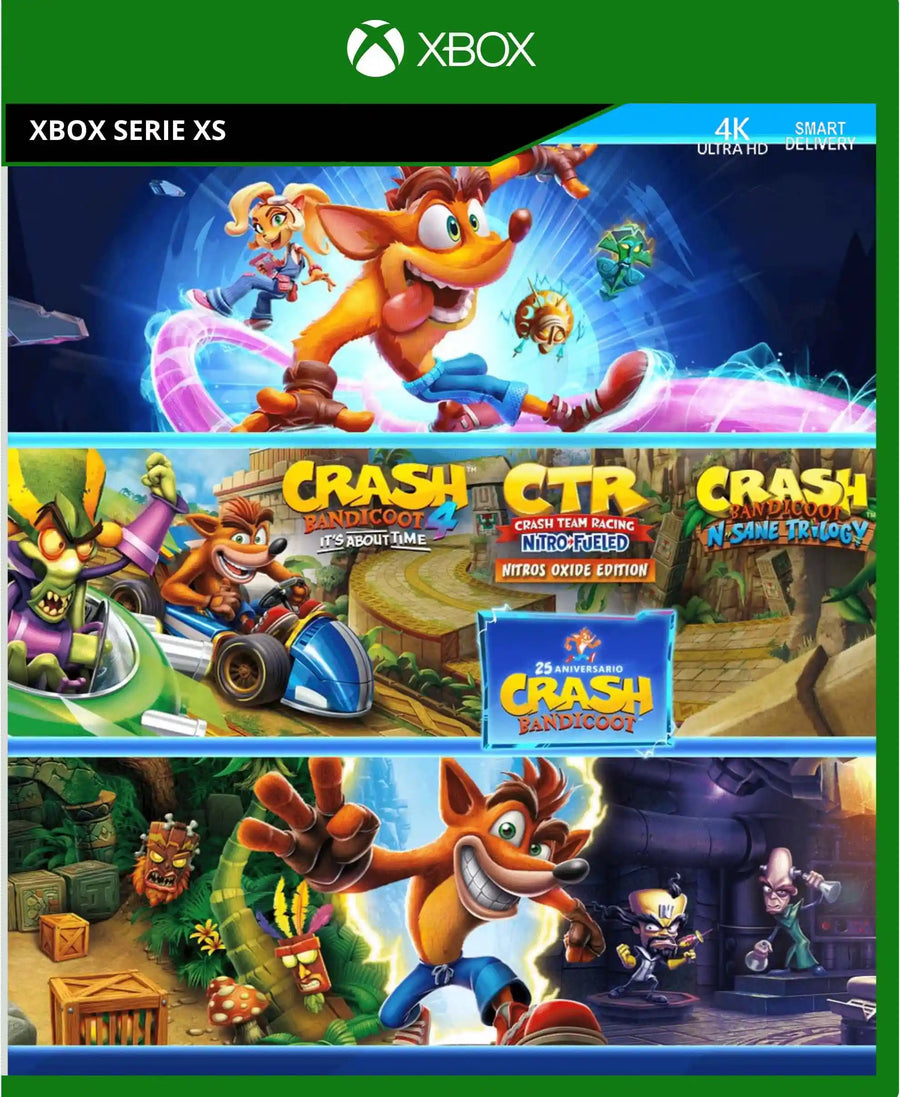 Crash Bandicoot - Lote Crashiversary -XSERIES