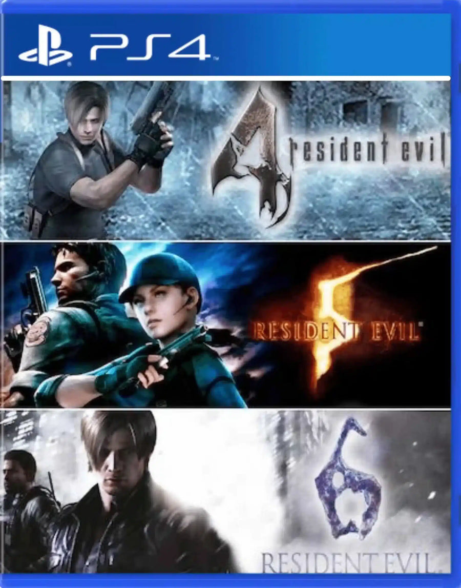 Pack Triple Resident Evil 4 5 y 6 Digital PS4