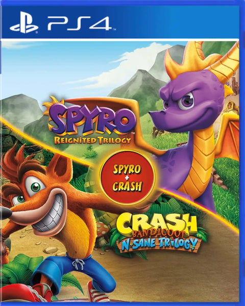 Lote de juego Spyro + Crash Remastered Digital PS4