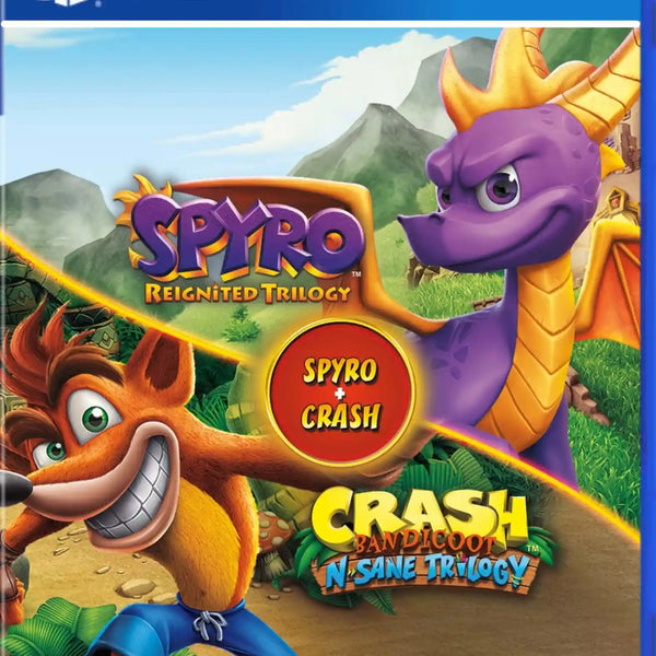 Lote de juego Spyro + Crash Remastered Digital PS4