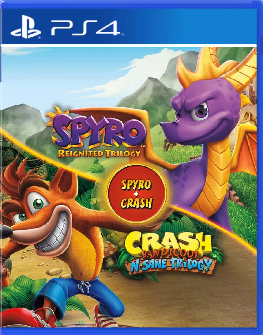 Lote de juego Spyro + Crash Remastered Digital PS4