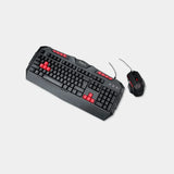 Kit Gamer Xtrike-me MK803 Kit Mouse + Teclado Multicolor