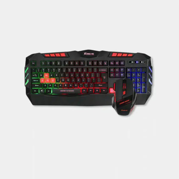 Kit Gamer Xtrike-me MK803 Kit Mouse + Teclado Multicolor