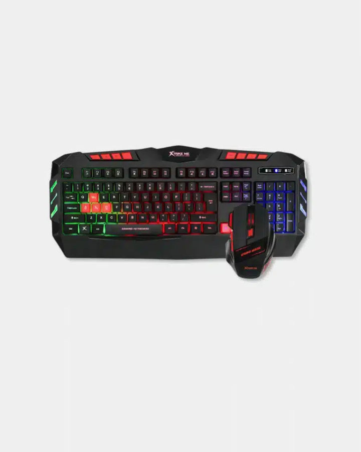Kit Gamer Xtrike-me MK803 Kit Mouse + Teclado Multicolor