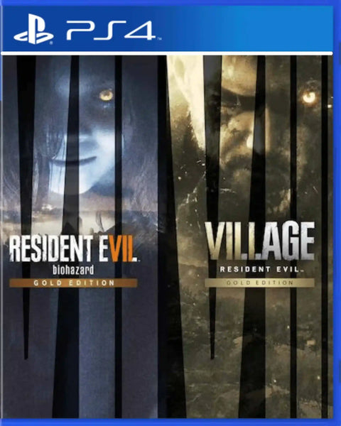Resident Evil 7 Gold Edition y Village Gold Edition Digital PS4