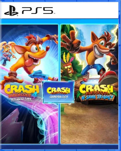 Crash Bandicoot - Lote Quadrilogy Digital PS5