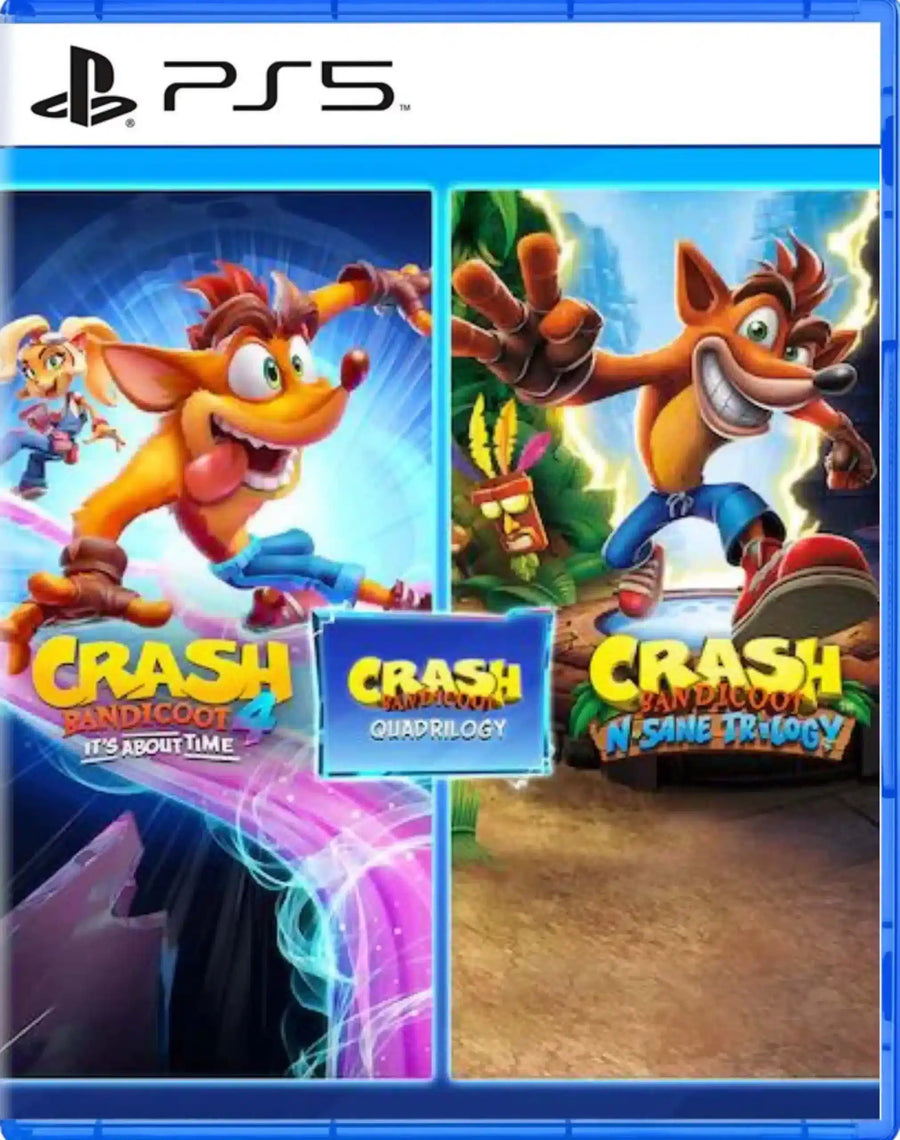Crash Bandicoot - Lote Quadrilogy Digital PS5