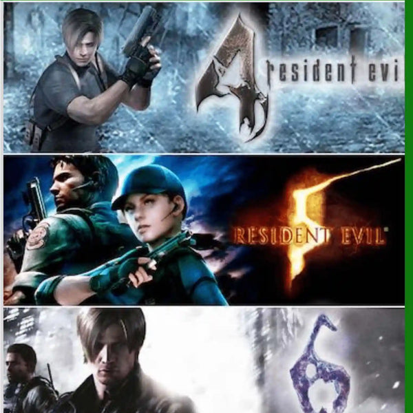 Pack Triple Resident Evil 4 5 y 6 - XONE