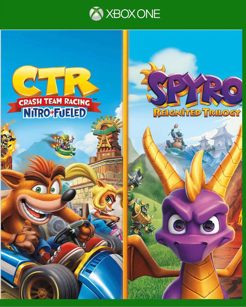 Lote Crash Team Racing Nitro Fuled + Spyro - XONE