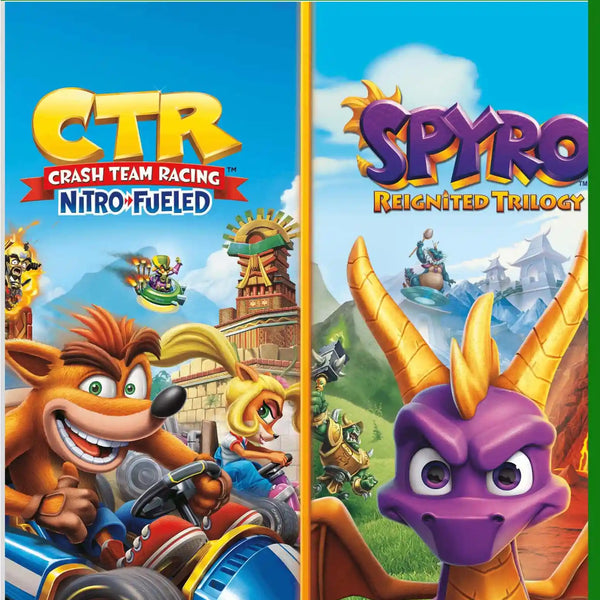 Lote Crash Team Racing Nitro Fuled + Spyro - XONE