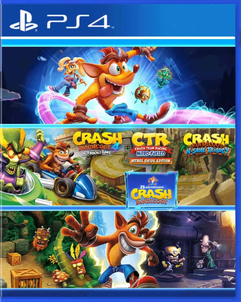 Crash Bandicoot - Lote Crashiversary -PS4