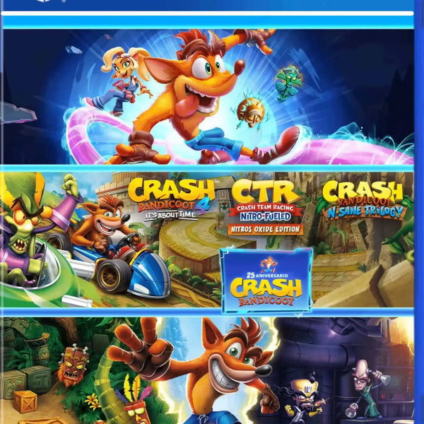 Crash Bandicoot - Lote Crashiversary -PS4
