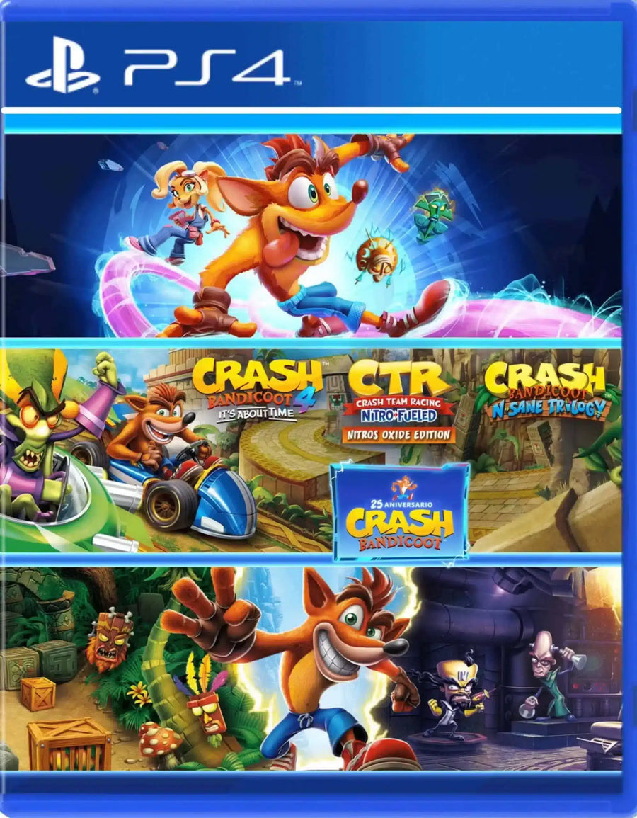 Crash Bandicoot - Lote Crashiversary -PS4