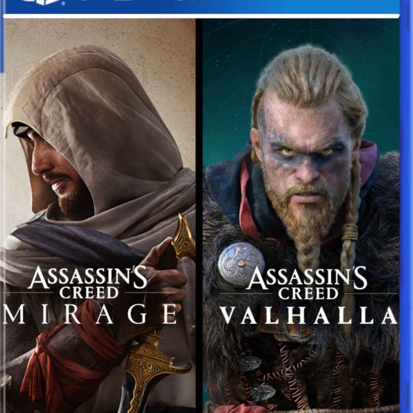 Lote Assassin's Creed Mirage y Assassin's Creed Valhalla Digital PS4