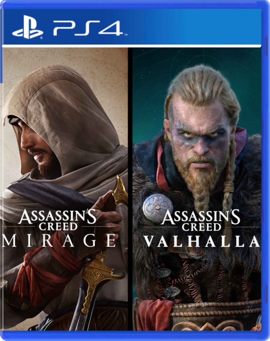 Lote Assassin's Creed Mirage y Assassin's Creed Valhalla Digital PS4