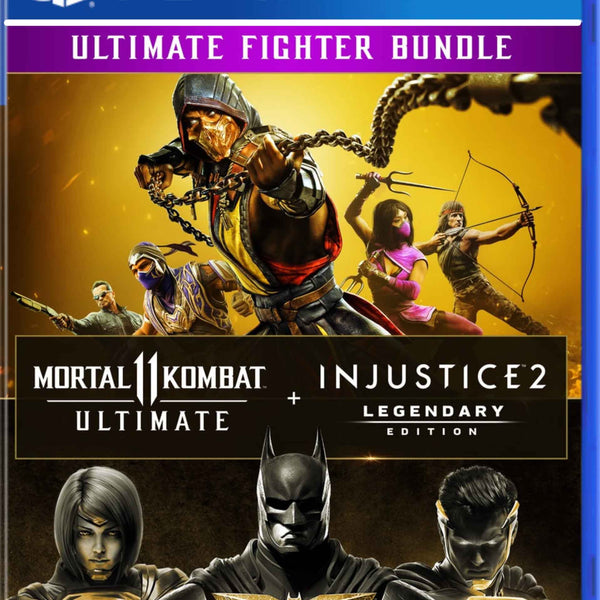 Lote Mortal Kombat 11 Ultimate + Injustice 2 Leg. Edition Digital PS4