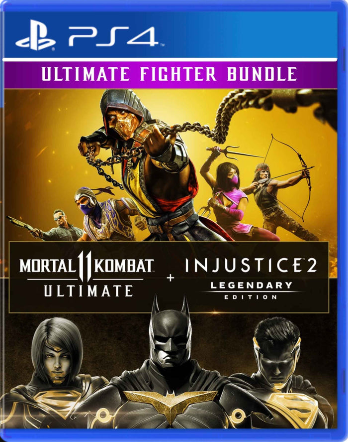 Lote Mortal Kombat 11 Ultimate + Injustice 2 Leg. Edition Digital PS4