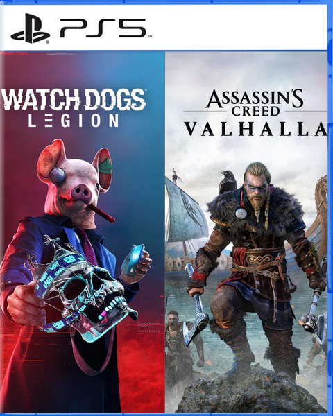 Lote de Assassin's Creed Valhalla + Watch Dogs: Legion Digital PS5