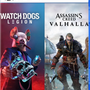 Lote de Assassin's Creed Valhalla + Watch Dogs: Legion Digital PS5
