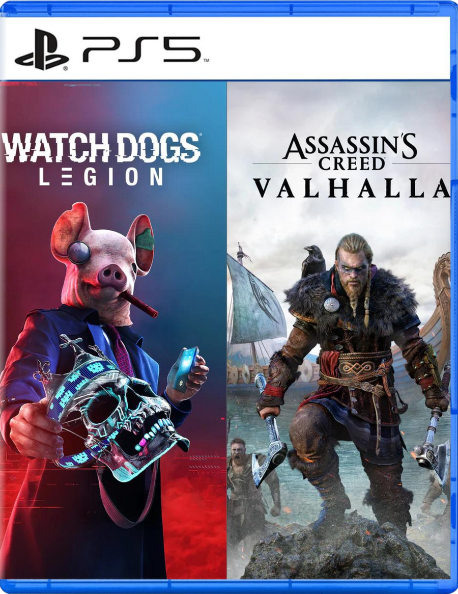 Lote de Assassin's Creed Valhalla + Watch Dogs: Legion Digital PS5