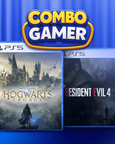 Combo Hogwarts Legacy + Resident Evil 4 Remake PS5