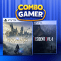 Combo Hogwarts Legacy + Resident Evil 4 Remake PS5