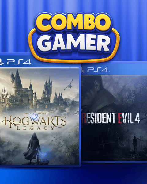 Combo Hogwarts Legacy + Resident Evil 4 Remake PS4