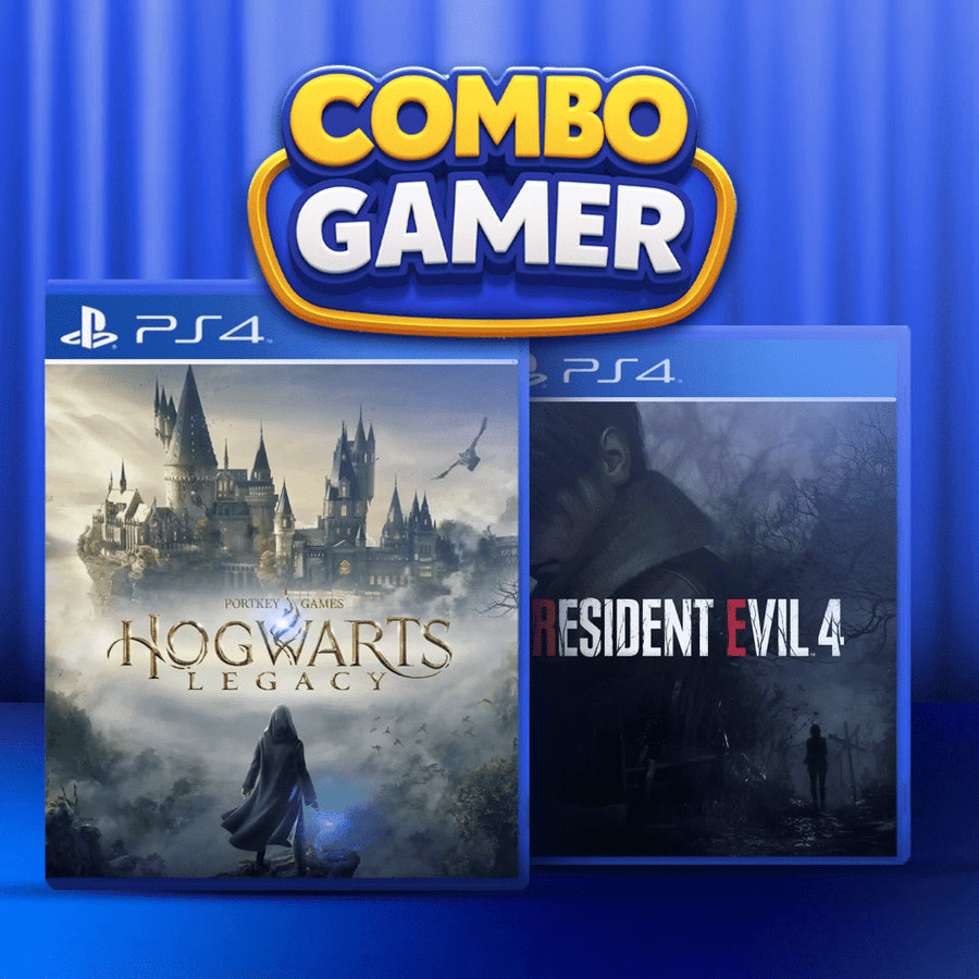Combo Hogwarts Legacy + Resident Evil 4 Remake PS4